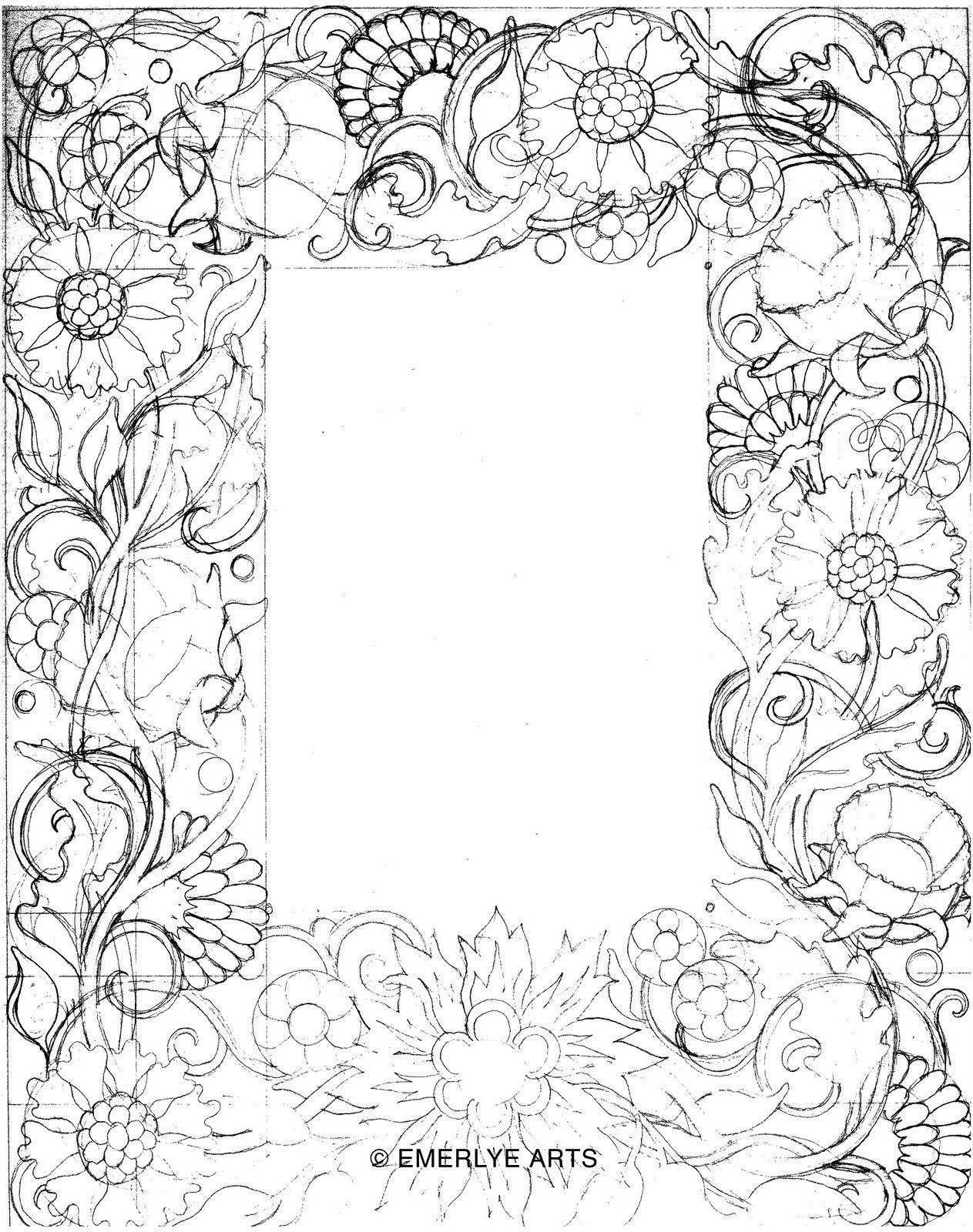 Border Design Drawing at GetDrawings | Free download