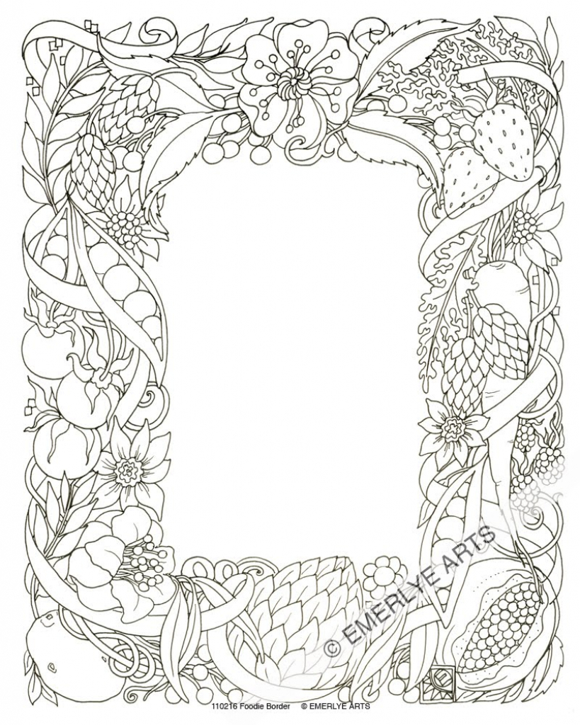 Page Border Design Pencil Drawing - jonsmarie