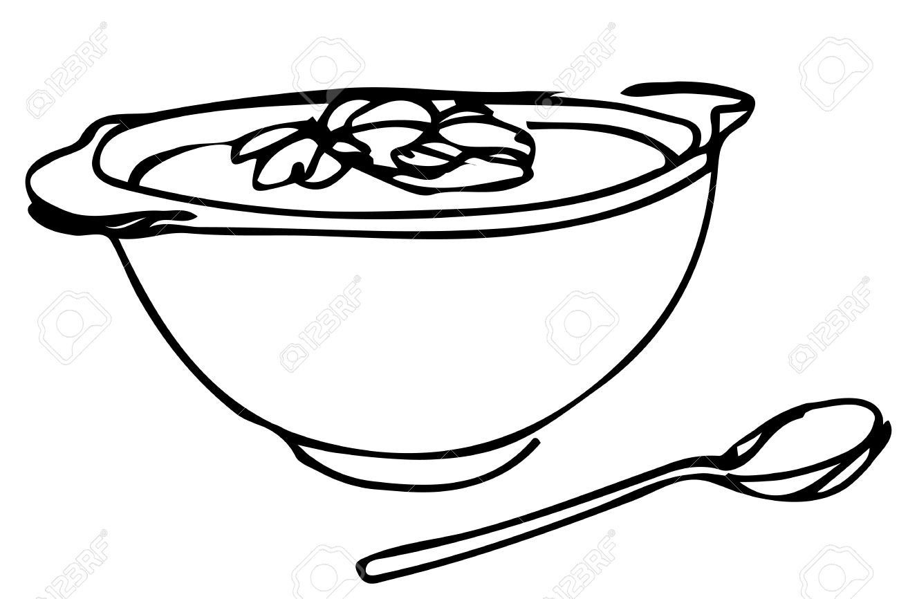 Bowl Of Soup Drawing at GetDrawings Free download