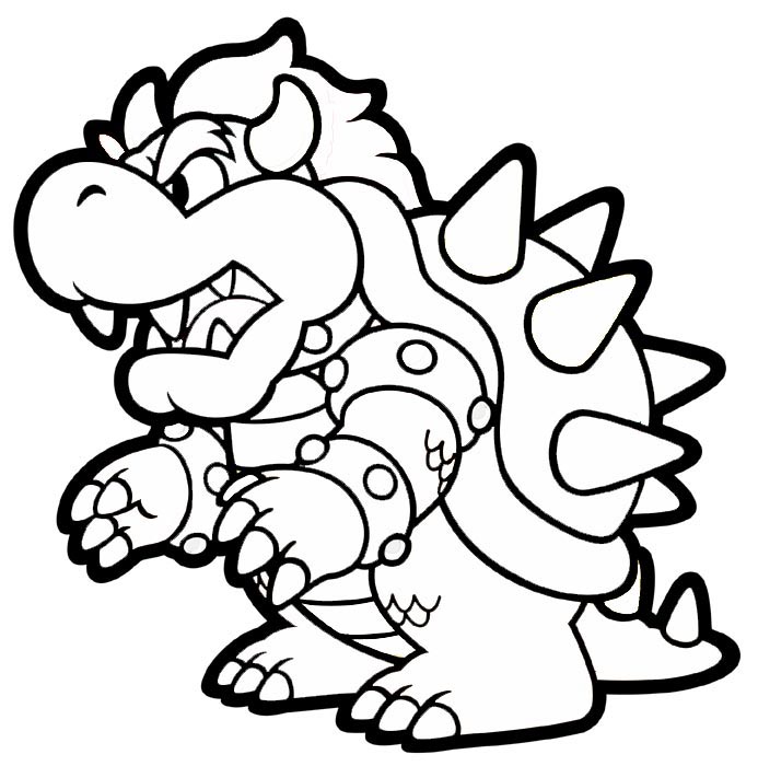 Bowser Drawing at GetDrawings | Free download