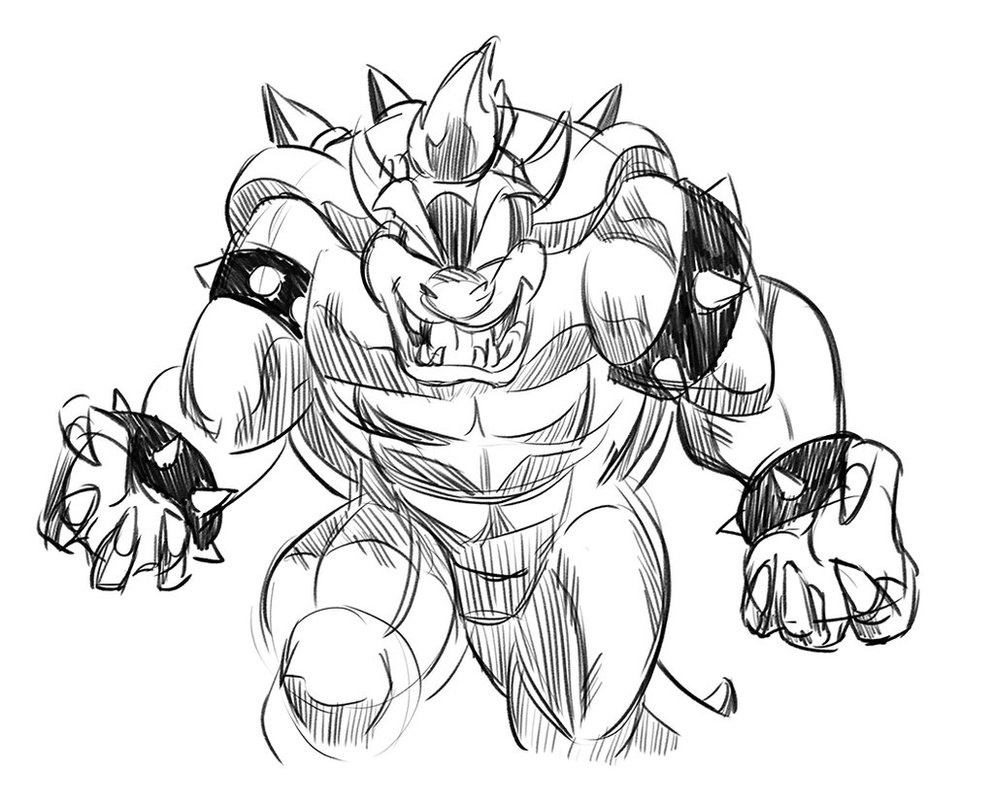 Bowser Drawing at GetDrawings | Free download