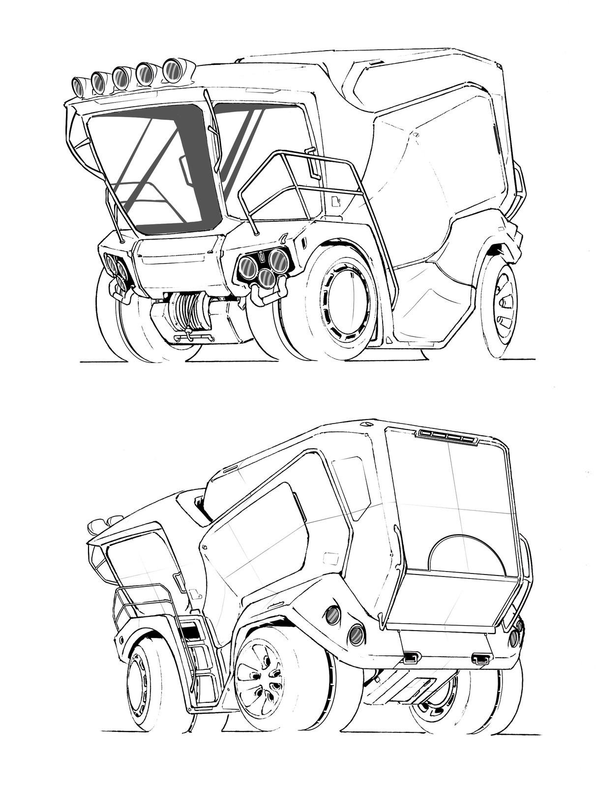 Box Truck Drawing at GetDrawings Free download