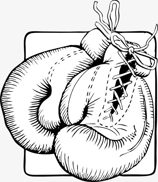 Boxing Gloves Line Drawing At Getdrawings Free Download