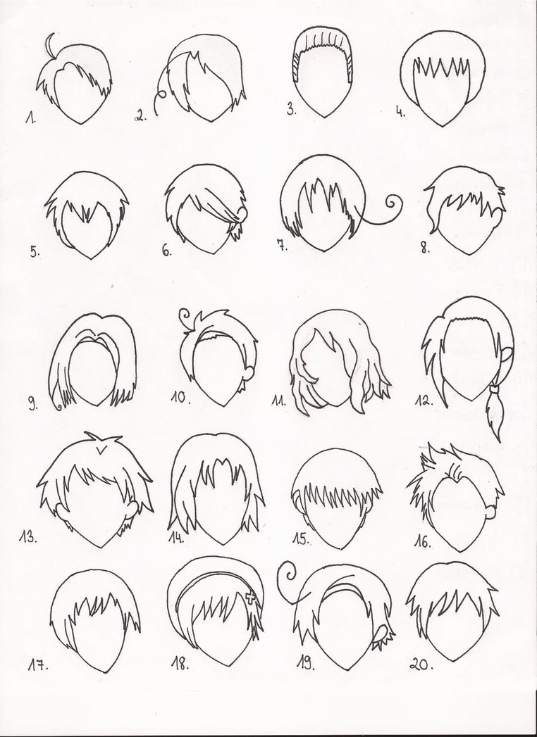 Boy Hairstyles Drawing at GetDrawings | Free download