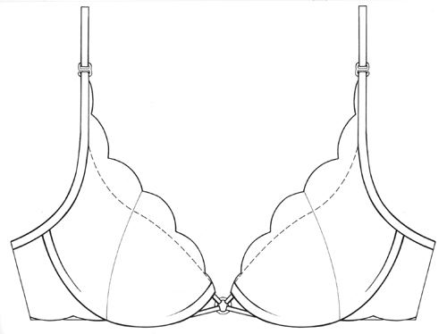 Bra Drawing at GetDrawings | Free download