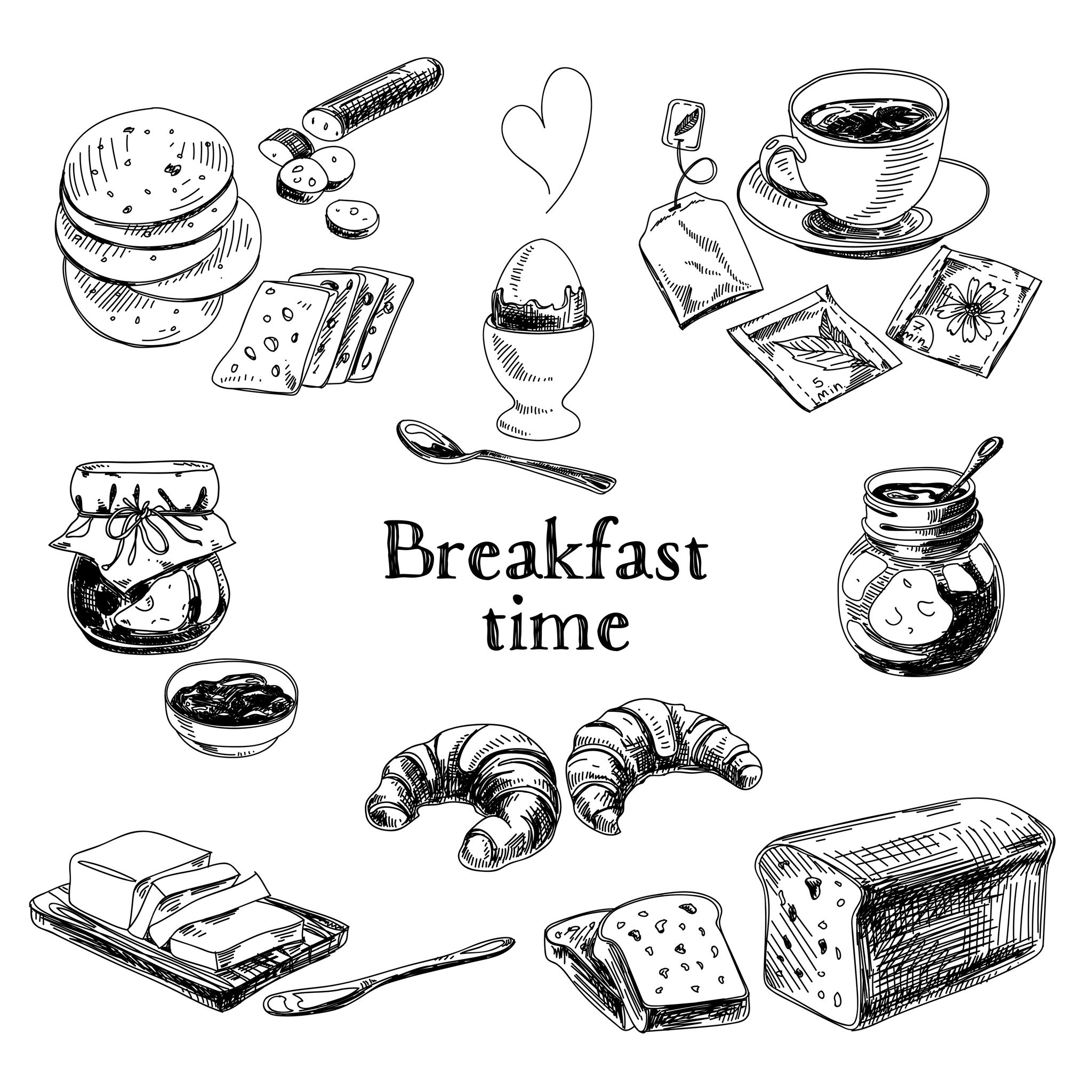Breakfast Drawing