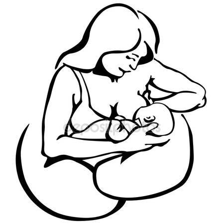 Breastfeeding Drawing at GetDrawings | Free download