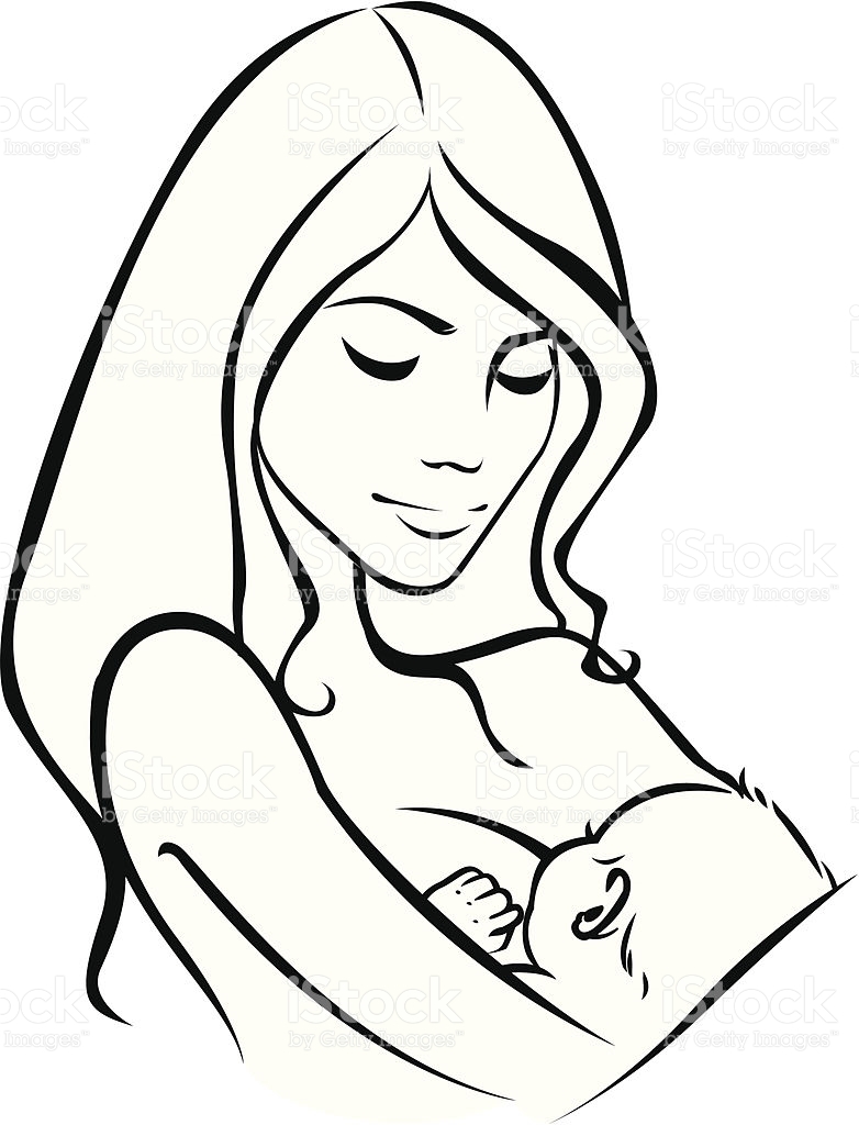 Breastfeeding Drawing at GetDrawings | Free download