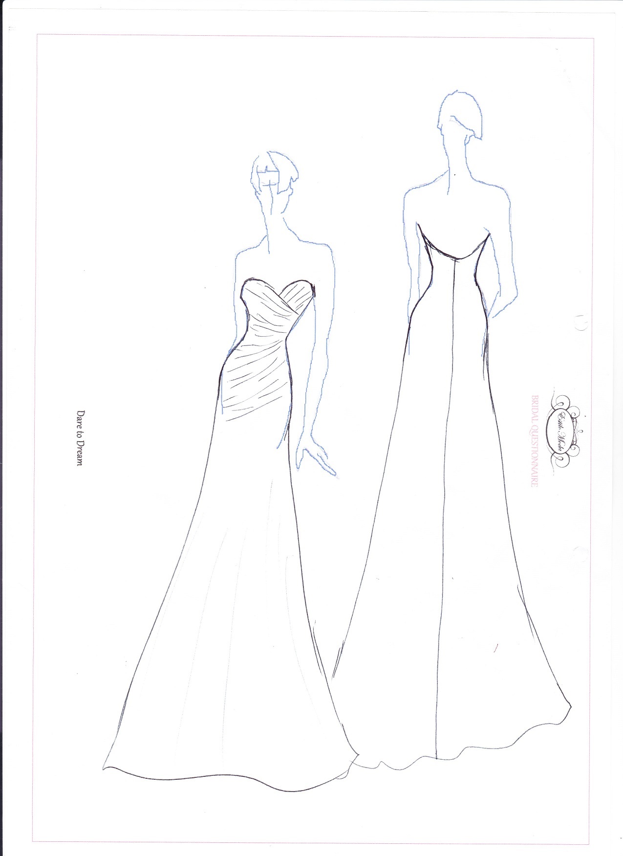 Bridesmaid Drawing At Getdrawings Free Download