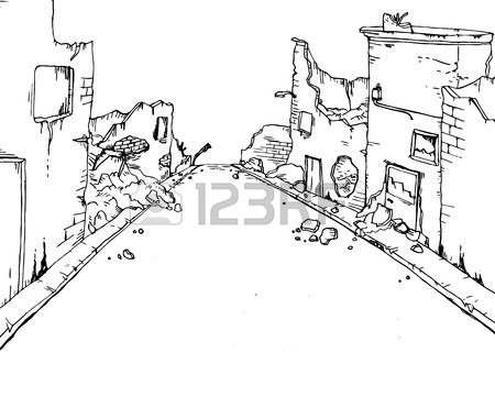 Broken Brick Wall Drawing at GetDrawings | Free download