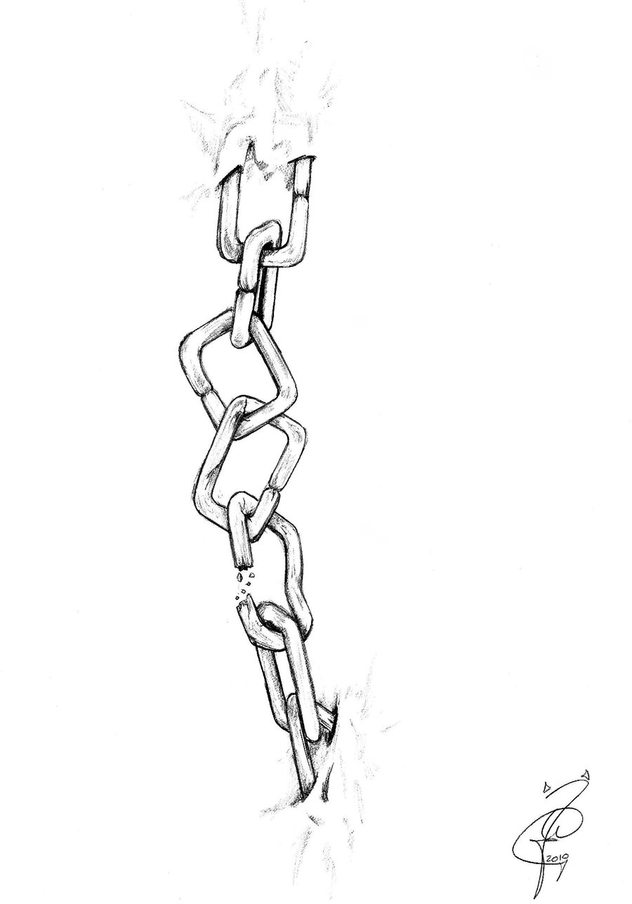 Broken Chain Drawing at GetDrawings Free download