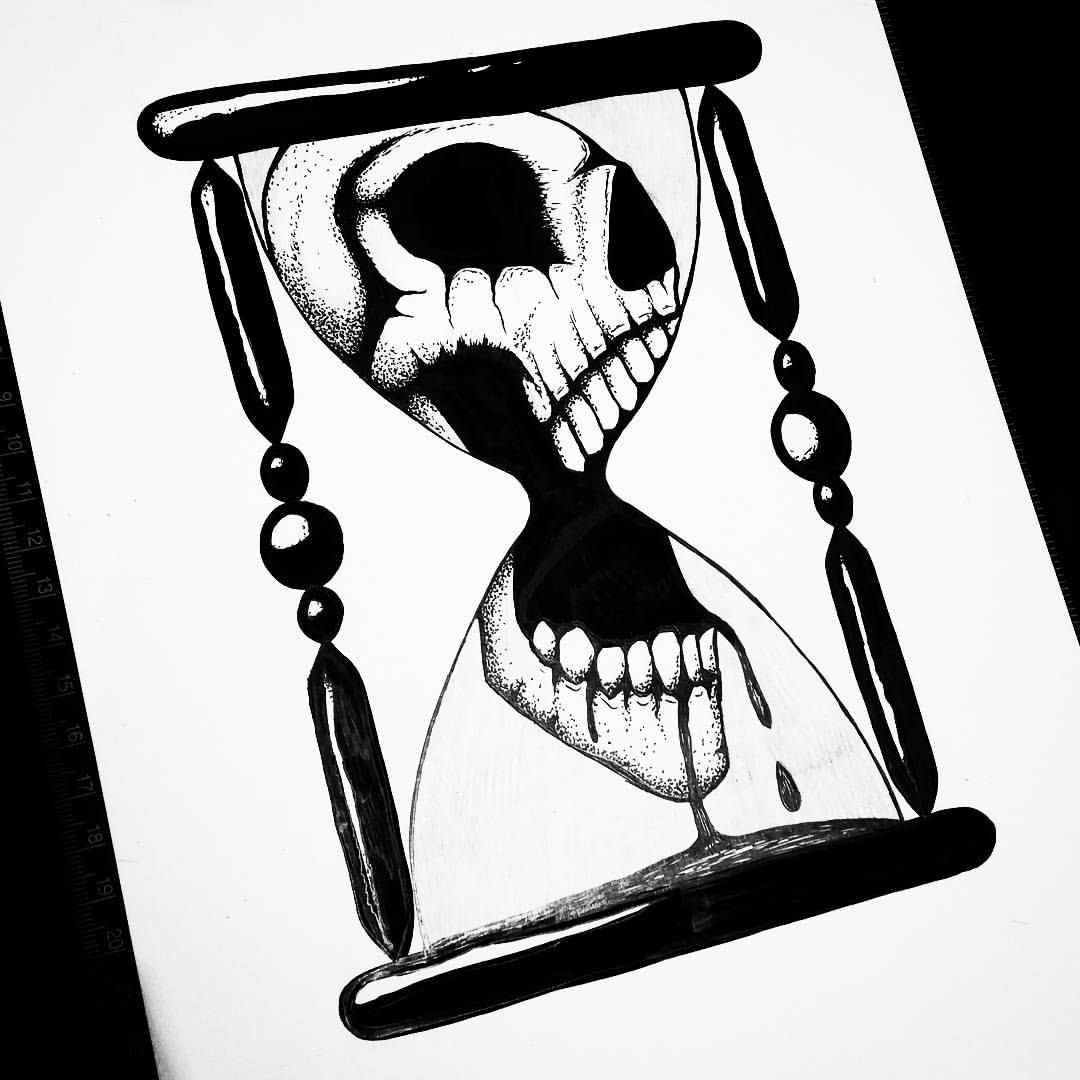 Broken Hourglass Drawing at GetDrawings | Free download