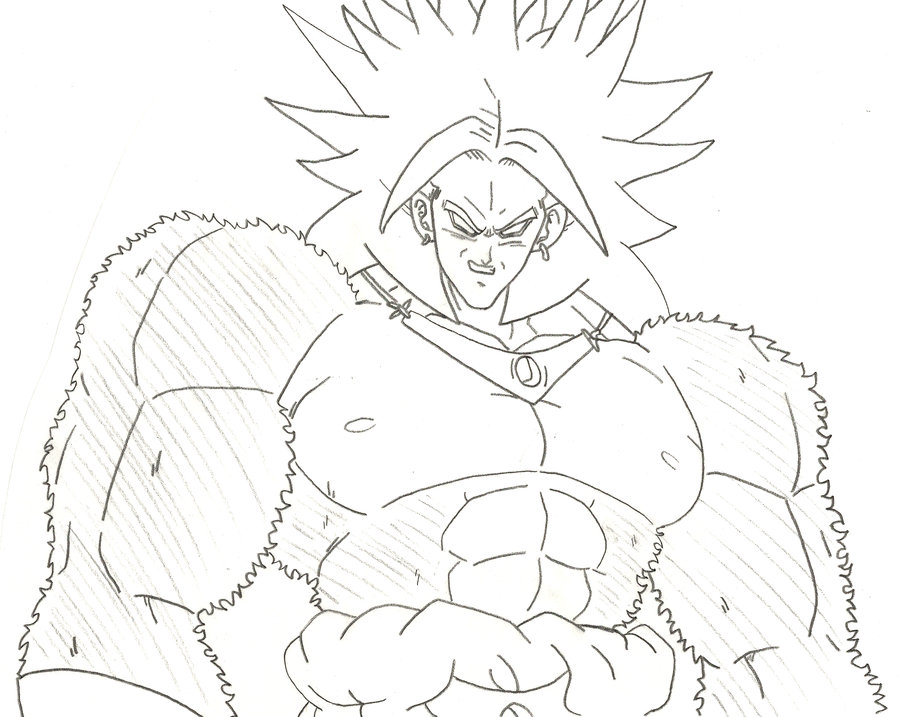 Broly Drawing At Getdrawings Free Download