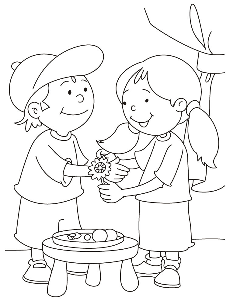 Brother And Sister Drawing at GetDrawings | Free download