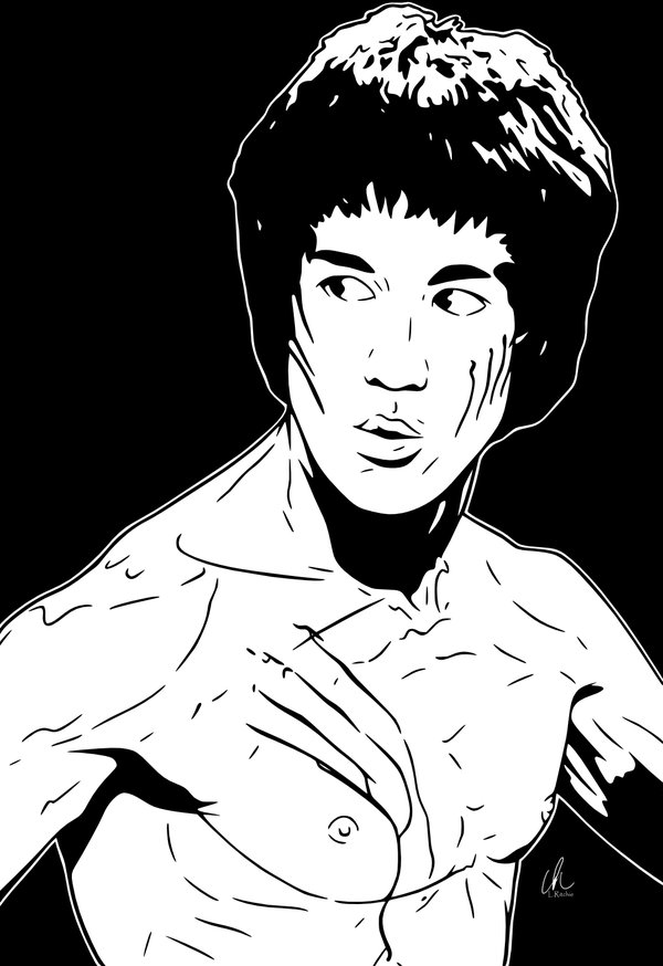 Bruce Lee Cartoon Drawing at GetDrawings | Free download