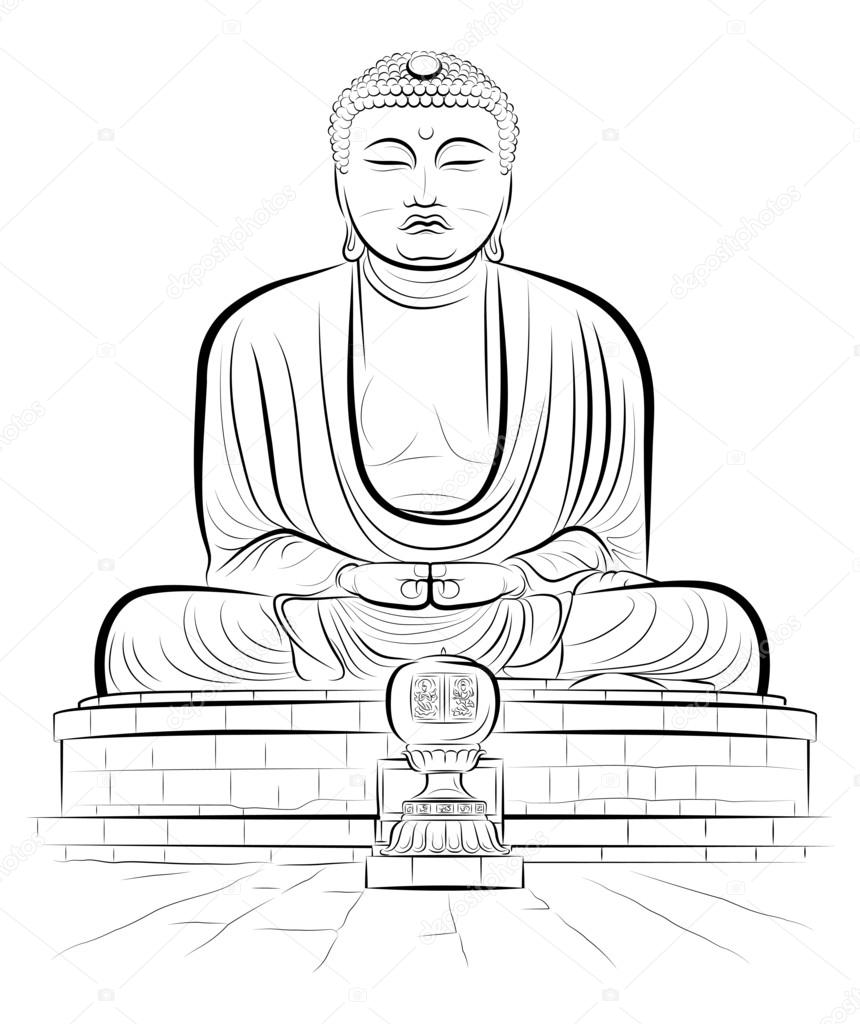Buddha Drawing Images at GetDrawings | Free download
