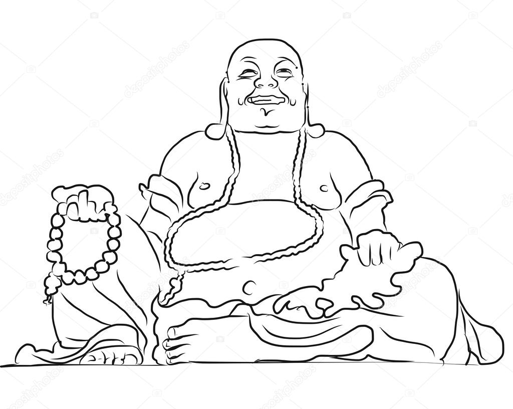 Будда Майтрейя толстый