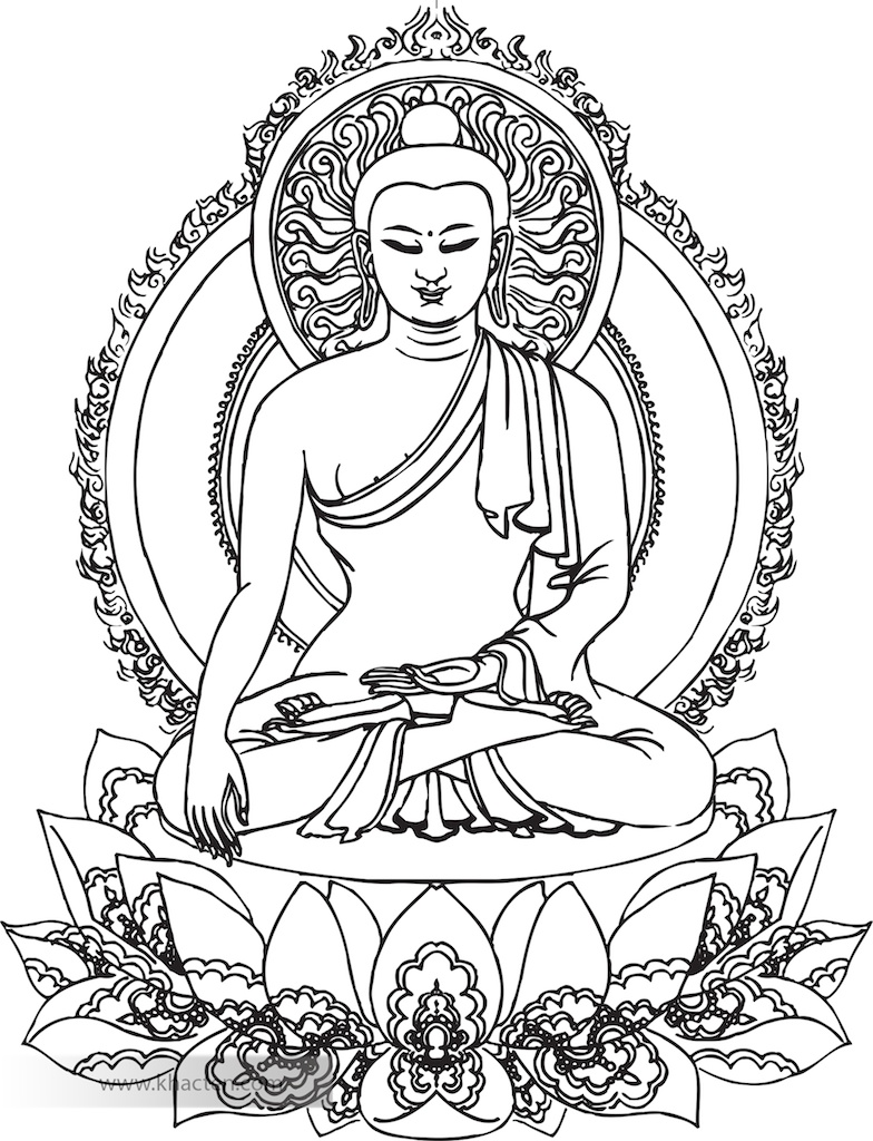 Buddha Face Line Drawing at GetDrawings Free download