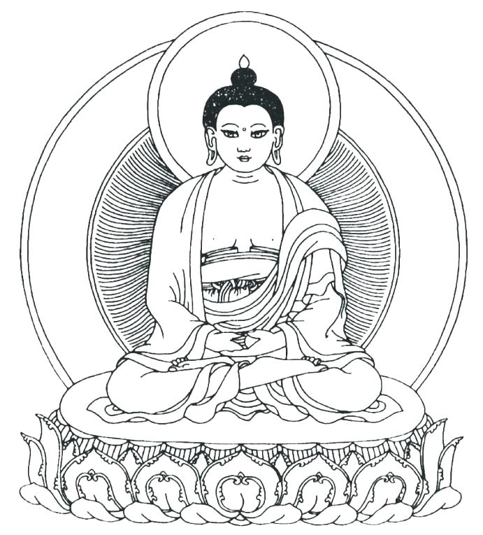 Buddha Line Drawing at GetDrawings | Free download