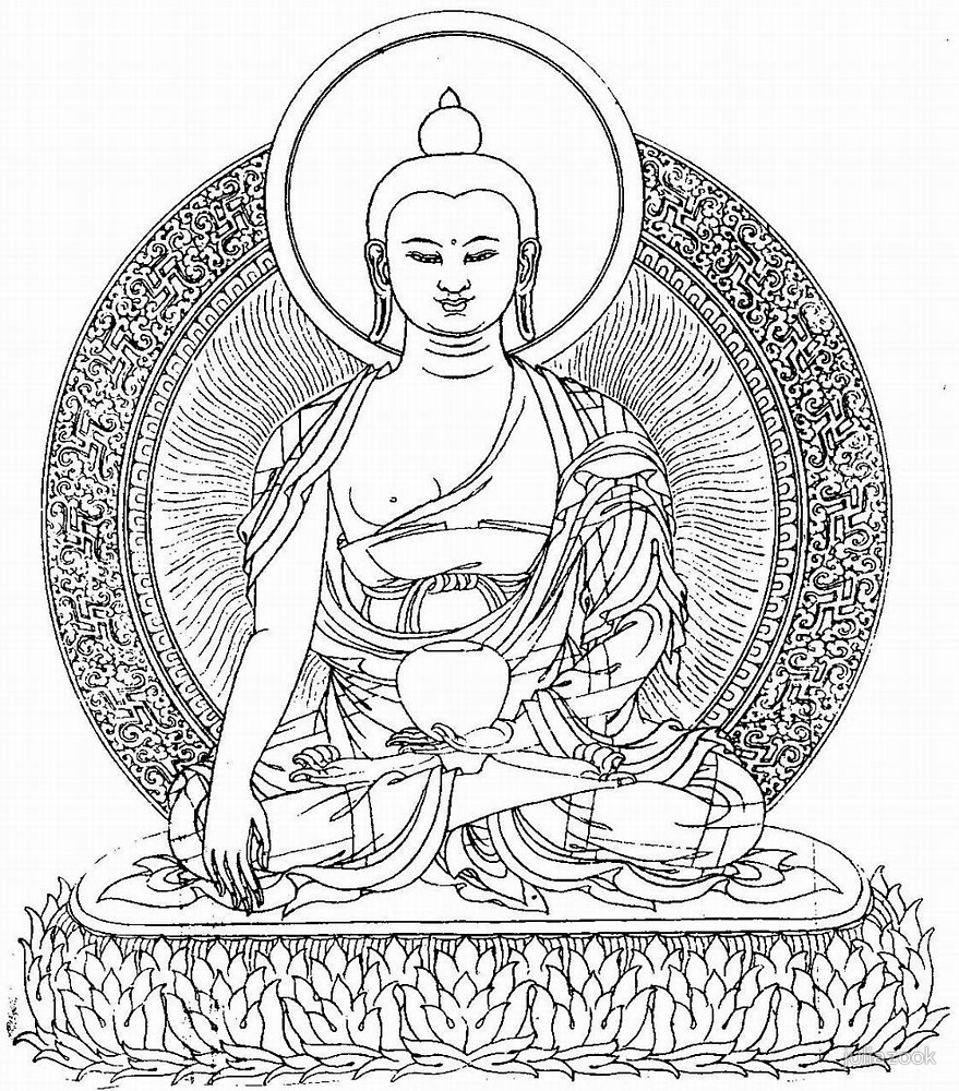 Buddha Line Drawing at GetDrawings | Free download