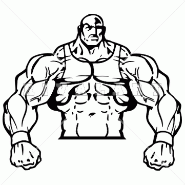 Buff Guy Drawing at GetDrawings | Free download