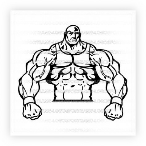 Buff Man Drawing At Getdrawings Free Download