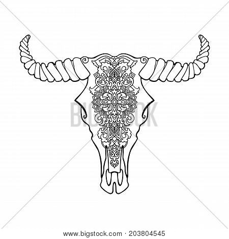 Buffalo Head Drawing at GetDrawings | Free download