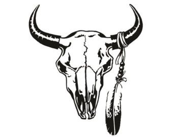 Bull Skull Drawing at GetDrawings | Free download