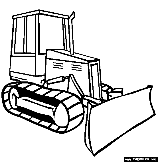 Simple Bulldozer Drawing at GetDrawings | Free download