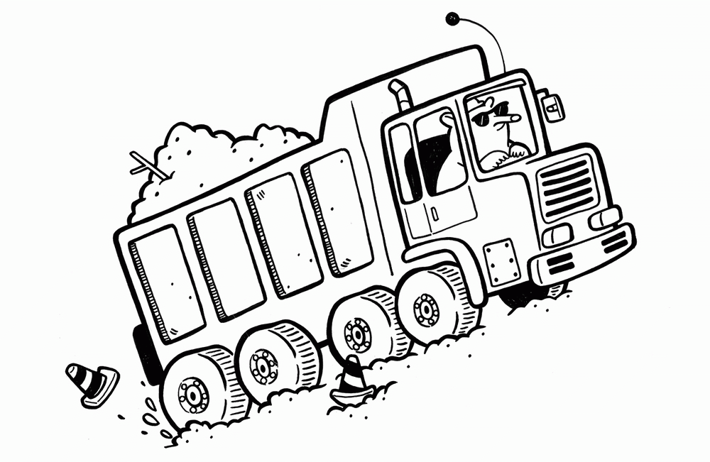 Bulldozer Drawing at GetDrawings | Free download