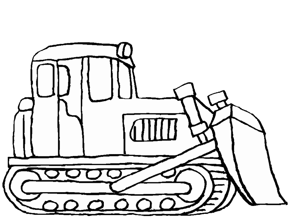 Bulldozer Drawing at GetDrawings | Free download