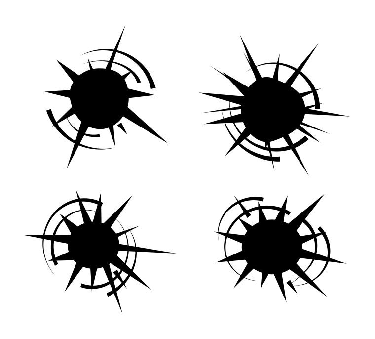 Bullet Hole Drawing at GetDrawings Free download