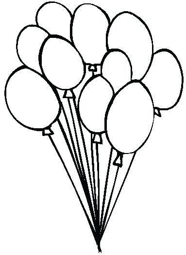 Bunch Of Balloons Drawing At Getdrawings Free Download