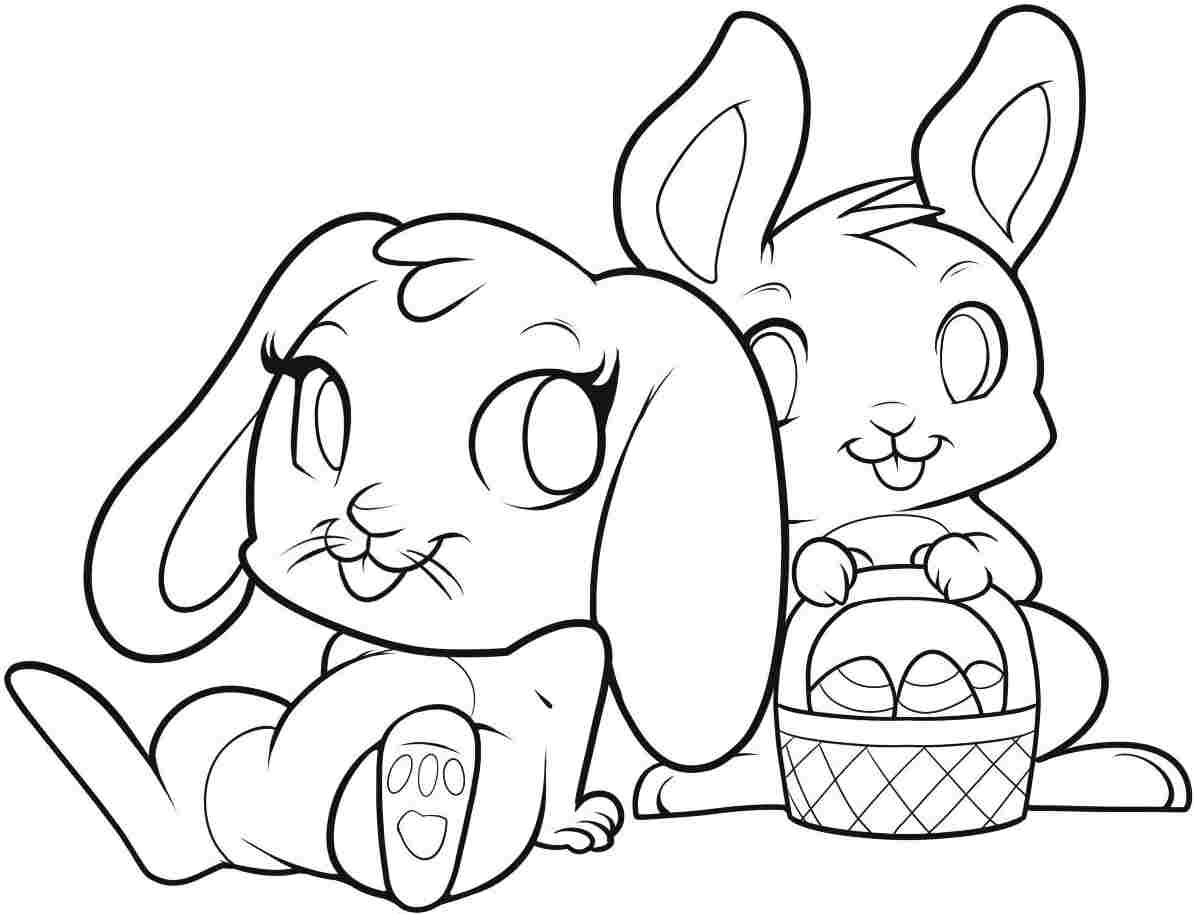 Easter Bunny Coloring Free
