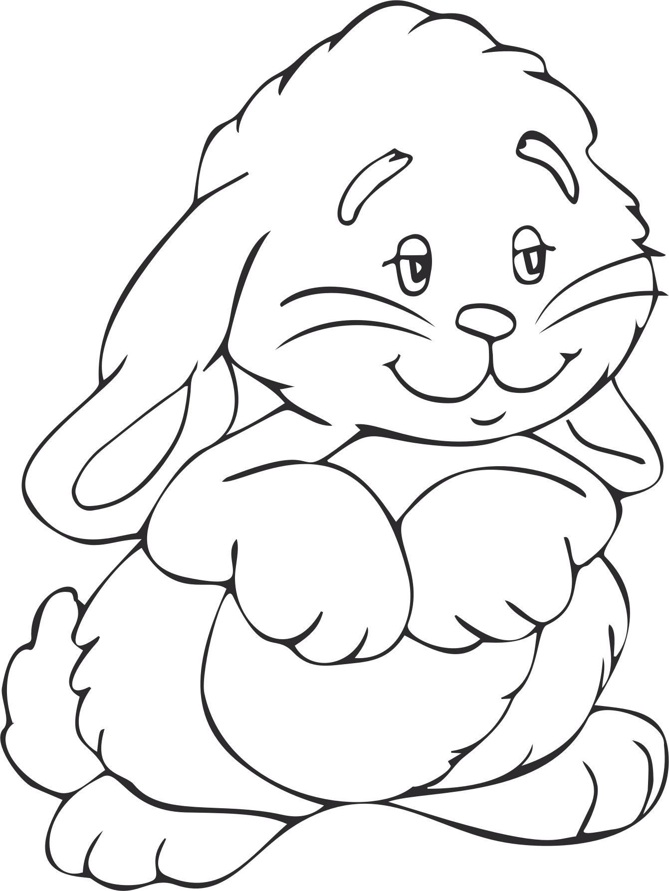 bunny-outline-drawing-at-getdrawings-free-download