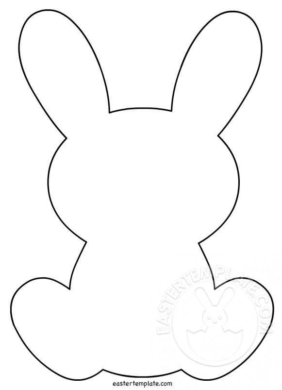 Bunny Outline Drawing at GetDrawings Free download