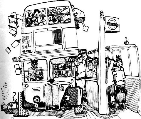 Bus Stop Drawing at GetDrawings | Free download