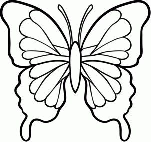 Butterfly Line Drawing at GetDrawings | Free download