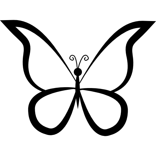 Butterfly Outline Drawing At Getdrawings Free Download 