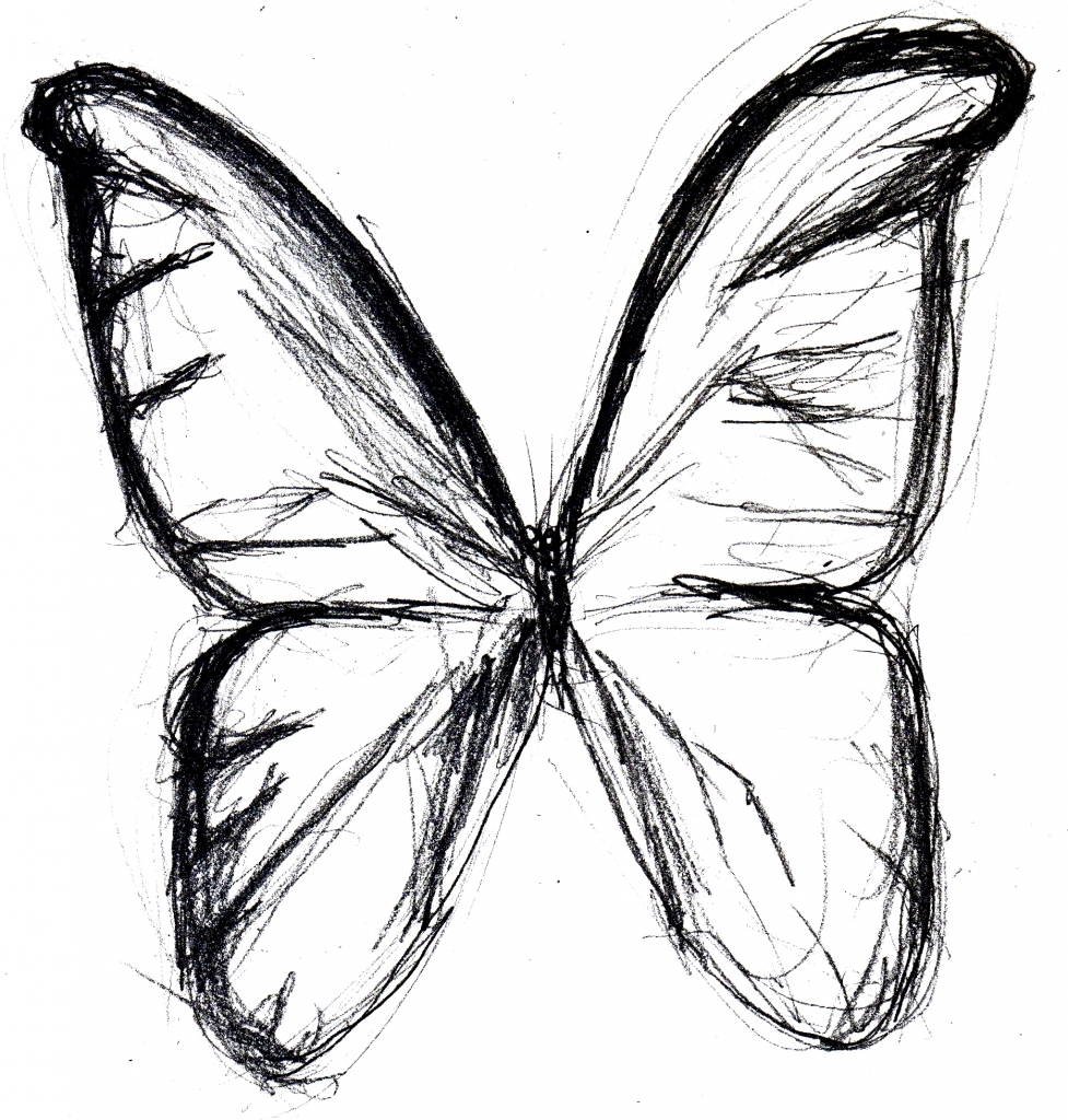 Butterfly Pencil Drawing At Getdrawings Free Download All you need are a pencil, eraser, and paper for. getdrawings com