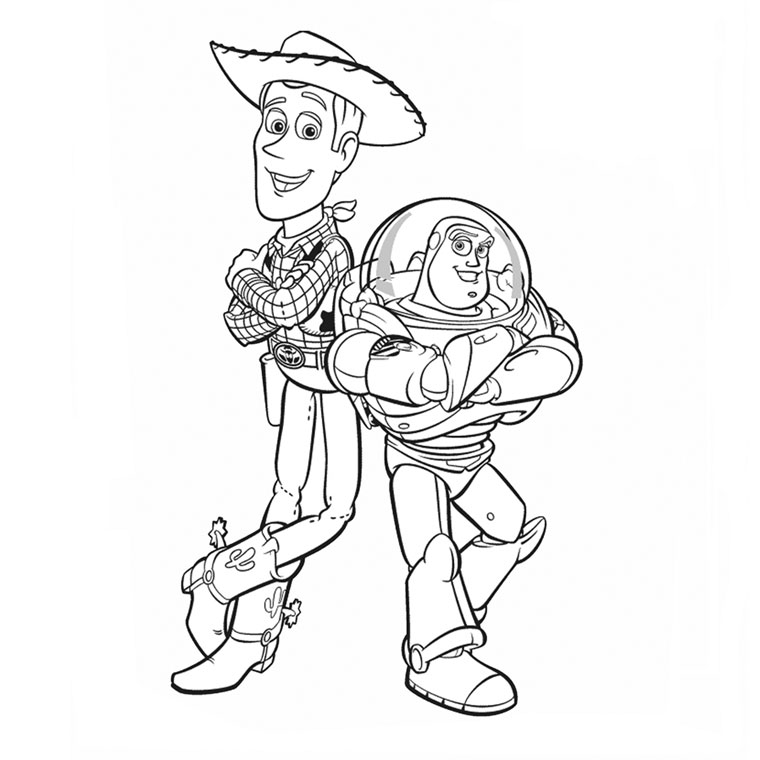 Buzz And Woody Drawing at GetDrawings | Free download