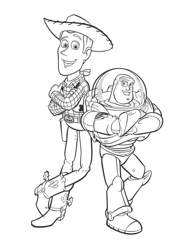 Buzz Lightyear And Woody Drawing at GetDrawings | Free download