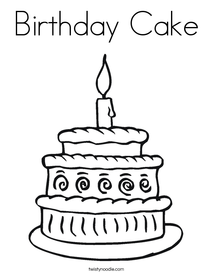 Cake Drawing Template at GetDrawings | Free download