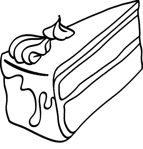 Cake Slice Drawing at GetDrawings | Free download