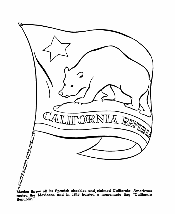 California Flag Drawing at GetDrawings Free download
