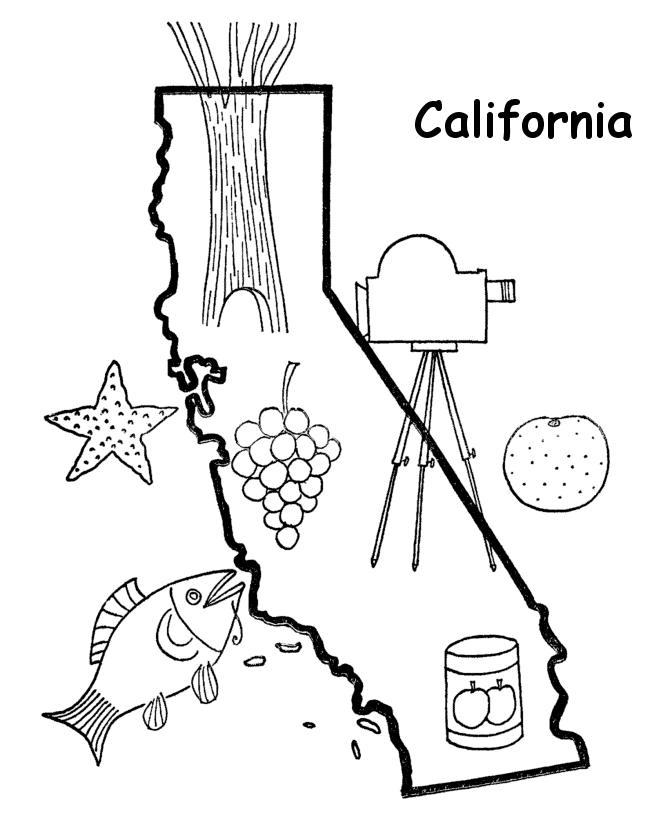 California Map Drawing at GetDrawings | Free download