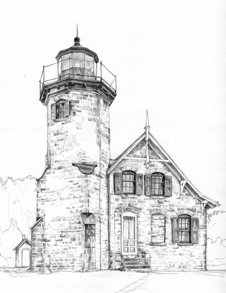  Sketch Lighthouse Drawing for Kindergarten