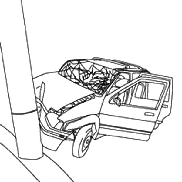 New How To Draw A Car Accident Sketch with simple drawing