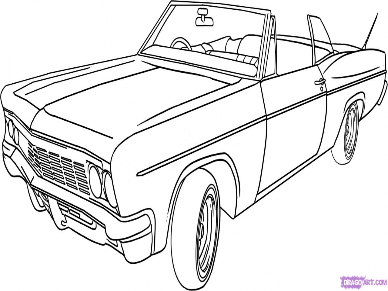 Car Drawing Step By Step at GetDrawings | Free download