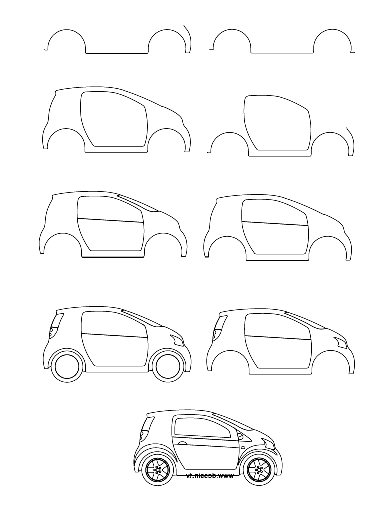 Car Drawing Easy Step By Step at GetDrawings | Free download